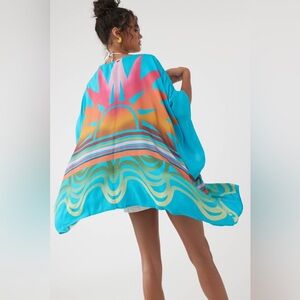 O’Neill Carmelita Kimono Sunshine Sun Goddess Coverup Beach Resort Medium Large